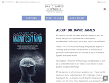 Tablet Screenshot of davidjameshypnosis.com